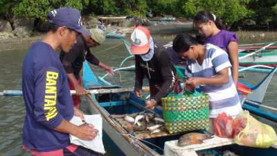 Los datos de capturas se recogen directamente en la barca.